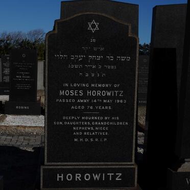 HOROWITZ Moses -1963