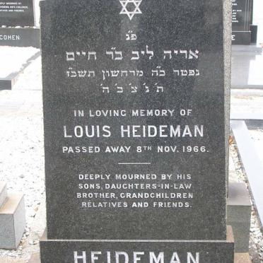 HEIDEMAN Louis -1966