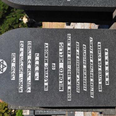 HELLIG Mildred 1907-1970