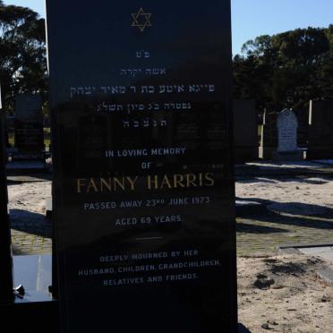HARRIS Fanny -1973