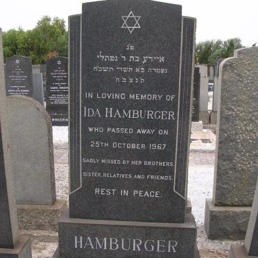 HAMBURGER Ida -1967