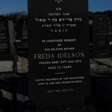 IDELSON Freda -1972