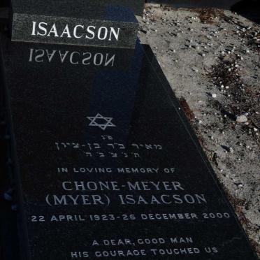 ISAACSON Chone-Meyer 1923-2000