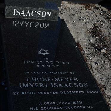 ISAACSON Chone-Meyer 1923-2000