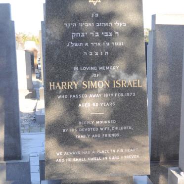 ISRAEL Harry Simon  -1973