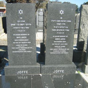 JOFFE Max -1959 &amp; Annie -1955