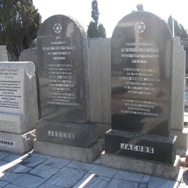 JACOBS Barney -1955 &amp; Ellen Hannah -1966