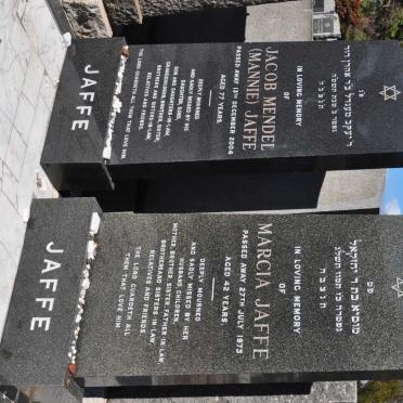 JAFFE Jacob Mendel -2004 &amp; Marcia -1973