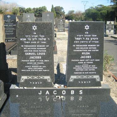 JACOBS Samuel Louis -1964 &amp; Hilda -1999