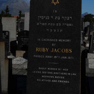 JACOBS Ruby -1971