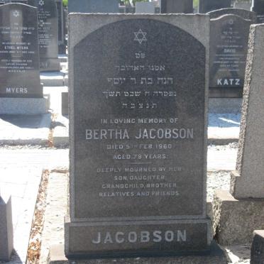 JACOBSON Bertha -1960
