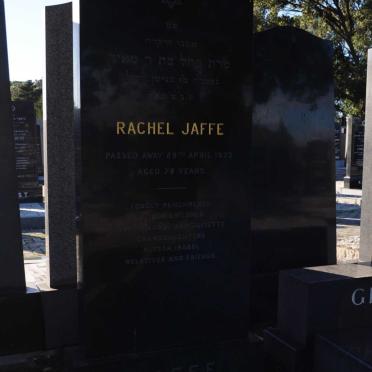 JAFFE Rachel -1973