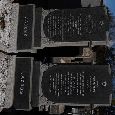 JACOBS Michael -1948 &amp; Fanny -1958