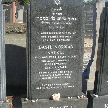 KATZEF Basil Norman -1962