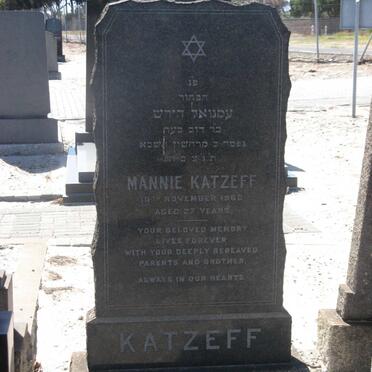 KATZEFF Mannie -1960