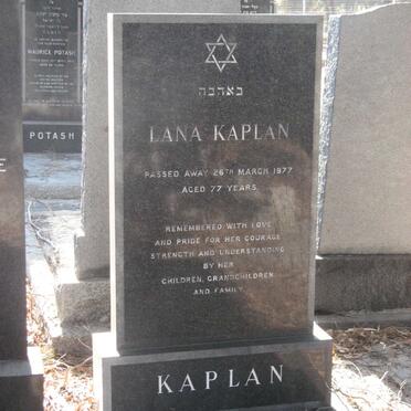 KAPLAN Lana -1977