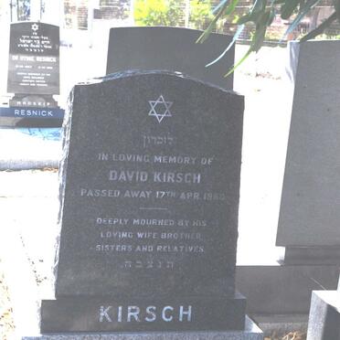 KIRSCH David -1960