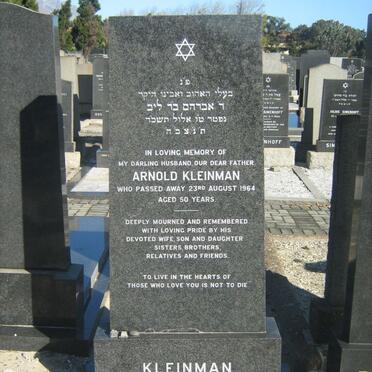 KLEINMAN Arnold -1964