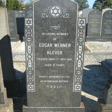 KLEVER Edgar Wenner -1961