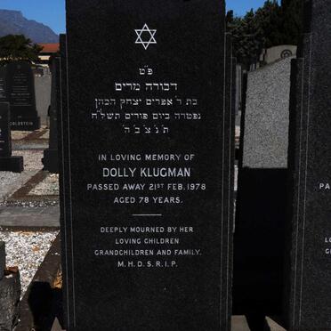 KLUGMAN Solly -1960 &amp; Dolly -1978