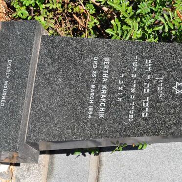 KRAFCHIK Bertha -1954