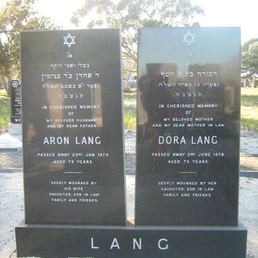 LANG Aron -1975 &amp; Dora -1978