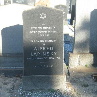 LAPINSKY Alfred -1971