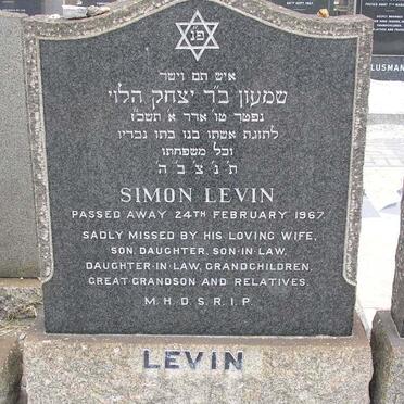 LEVIN Simon -1967