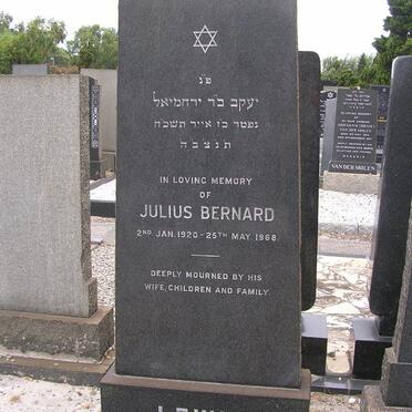 LEWIS Julius Bernard 1920-1968