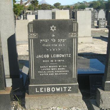LEIBOWITZ Jacob -1974