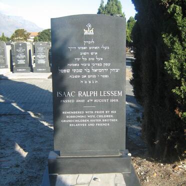 LESSEM Isaac Ralph -1968