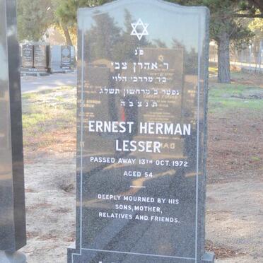 LESSER Ernest Herman -1972