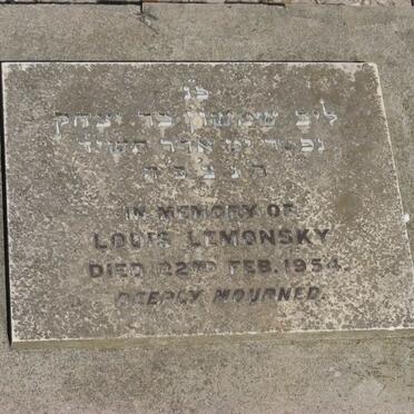 LEMONSKY Louis -1954