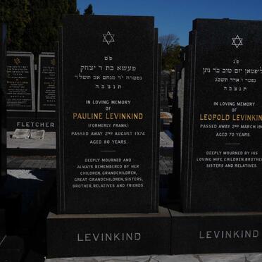 LEVENKIND Leopold -1963 &amp; Pauline FRANK -1974