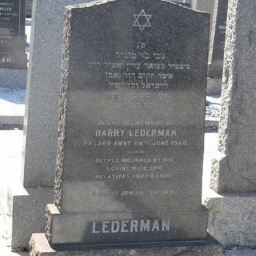 LEDERMAN Harry -1960