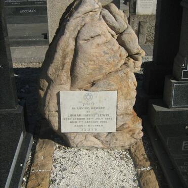 LEWIS Lipman Harry 1885-1946