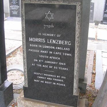 LENZBERG Morris -1969