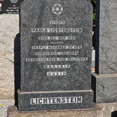 LICHTENSTEIN Paula -1951