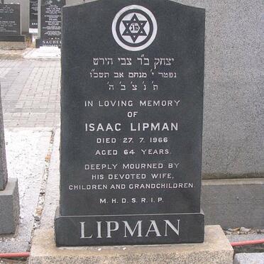 LIPMAN Isaac -1966