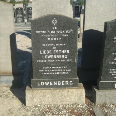 LOWENBERG Liebe Esther -1973