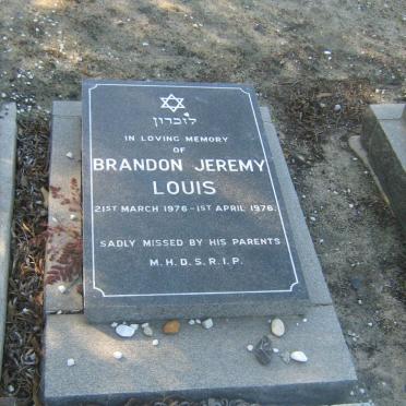 LOUIS Brandon Jeremy 1976-1976