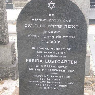 LUSTGARTEN Freida -1967