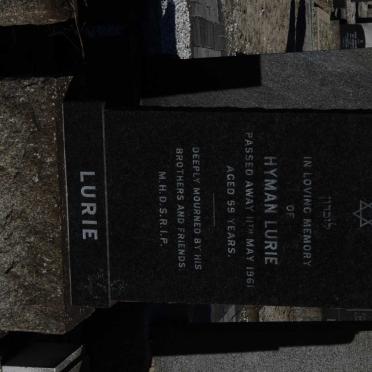 LURIE Hyman -1961