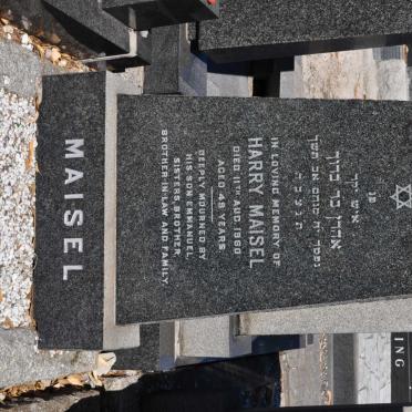 MAISEL Harry -1960