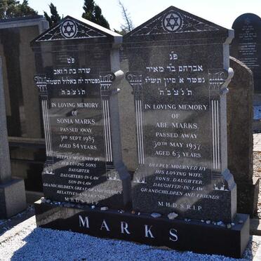 MARKS Abe -1957 &amp; Sonia -1985