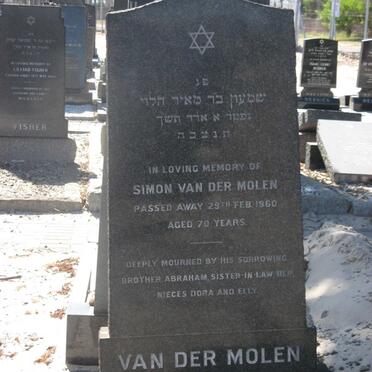 MOLEN Simon, van der -1960