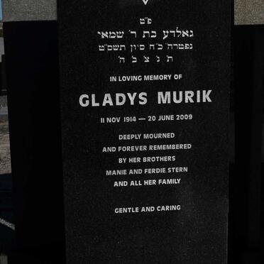 MIRIK Gladys 1914-2009