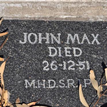 MAX John -1951