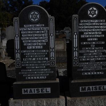 MAISEL Philip -1945 &amp; Charlotte MELAMED -1958