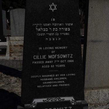 MOFSOWITZ Cillie -1966